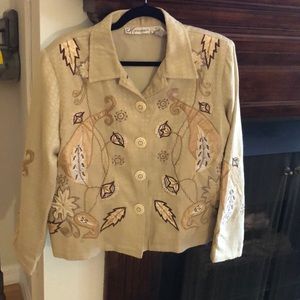 Dress Barn Long Crop Blazer | Size M